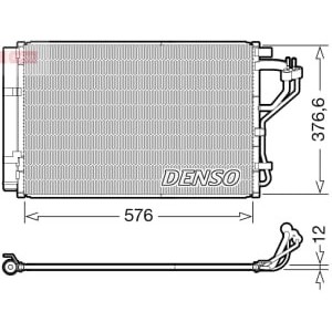 Condensator, climatizare DENSO