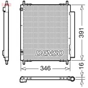 Condensator, climatizare DENSO