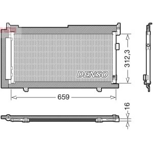 Condensator, climatizare DENSO