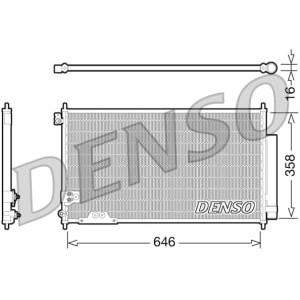 Condensator, climatizare DENSO