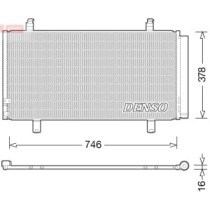 Condensator, climatizare DENSO