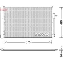 Condensator, climatizare DENSO