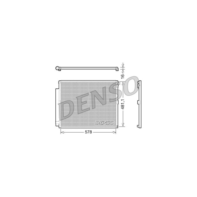 Condensator, climatizare DENSO