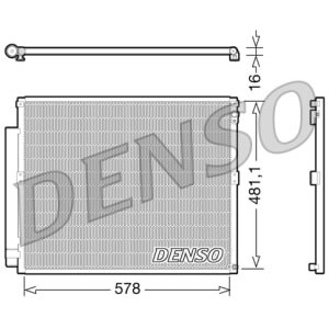 Condensator, climatizare DENSO