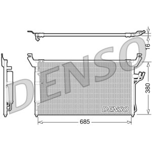 Condensator, climatizare DENSO