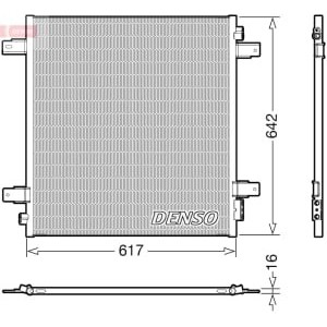 Condensator, climatizare DENSO