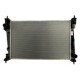 Radiator motor DENSO aluminiu ALFA ROMEO GIULIETTA 1.6D 620mm x 395mm x 27mm fără ramă plastic