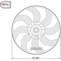 Motor electric,ventilator DENSO