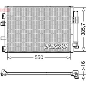 Condensator, climatizare DENSO