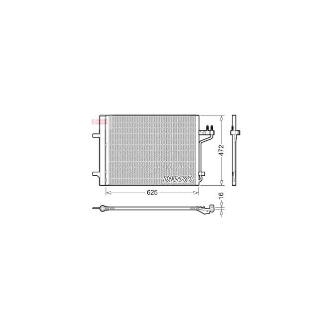 Condensator, climatizare DENSO