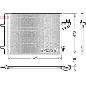 Condensator, climatizare DENSO