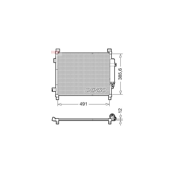 Condensator, climatizare DENSO