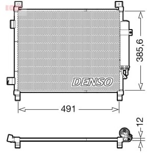 Condensator, climatizare DENSO