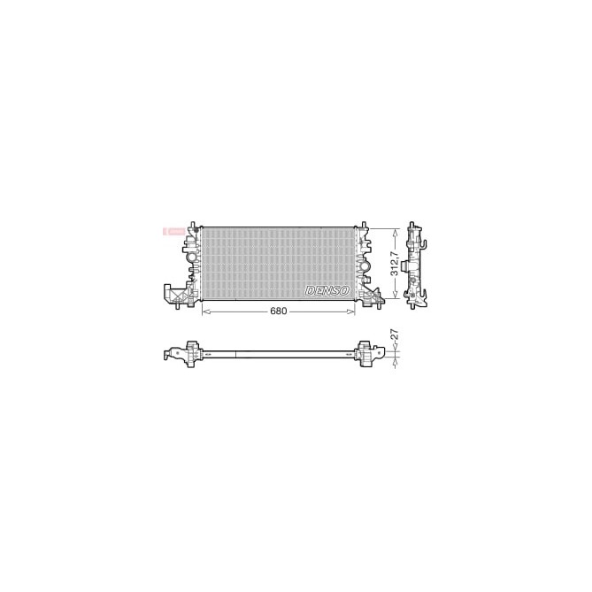 Radiator, racire motor DENSO