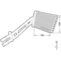 Schimbator caldura, incalzire habitaclu DENSO