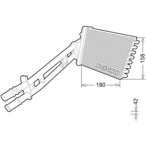Schimbator caldura, incalzire habitaclu DENSO