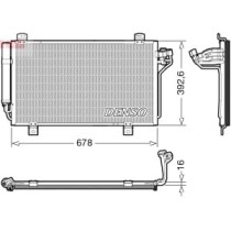 Condensator, climatizare DENSO