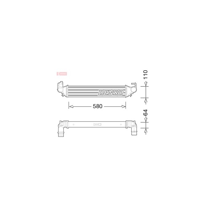 Intercooler, compresor DENSO