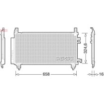 Condensator, climatizare DENSO