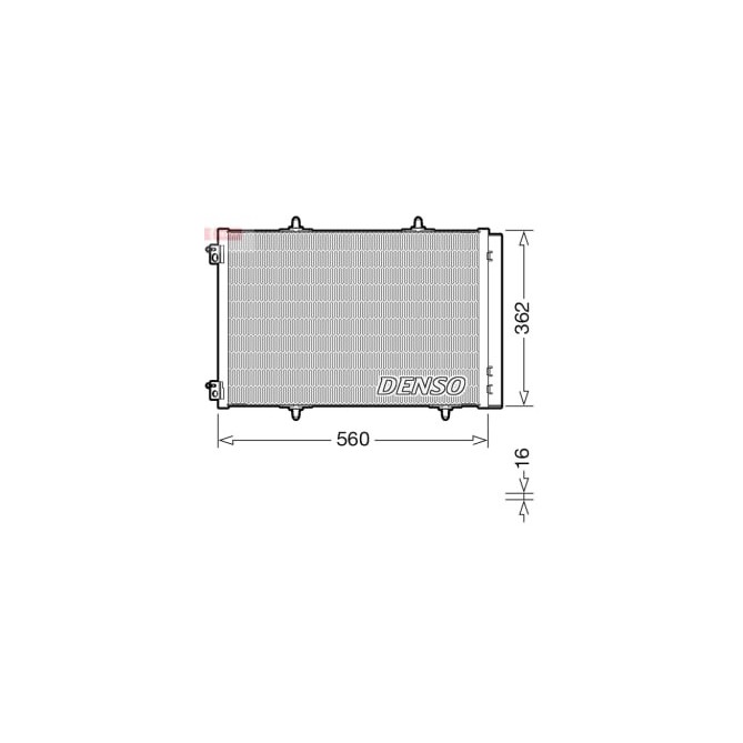 Condensator, climatizare DENSO