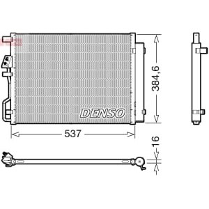 Condensator, climatizare DENSO