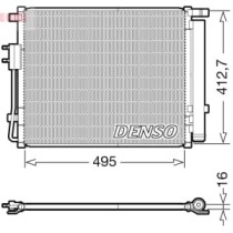 Condensator, climatizare DENSO