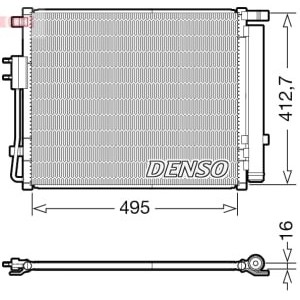 Condensator, climatizare DENSO