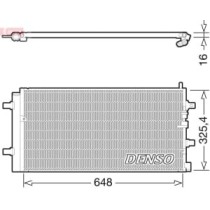 Condensator, climatizare DENSO