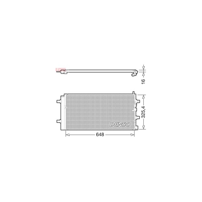 Condensator, climatizare DENSO