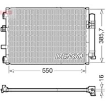 Condensator, climatizare DENSO