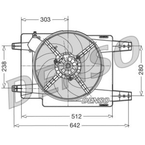 Ventilator, radiator DENSO