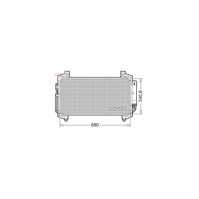 Condensator, climatizare DENSO