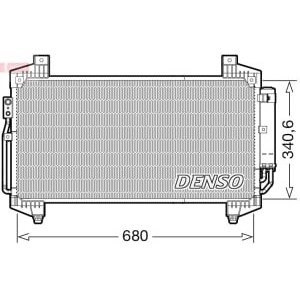 Condensator, climatizare DENSO