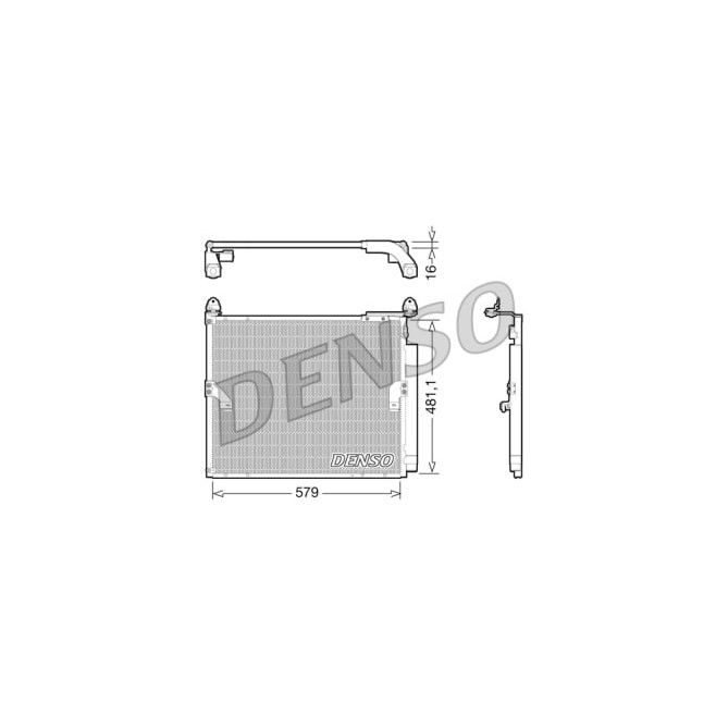 Condensator, climatizare DENSO