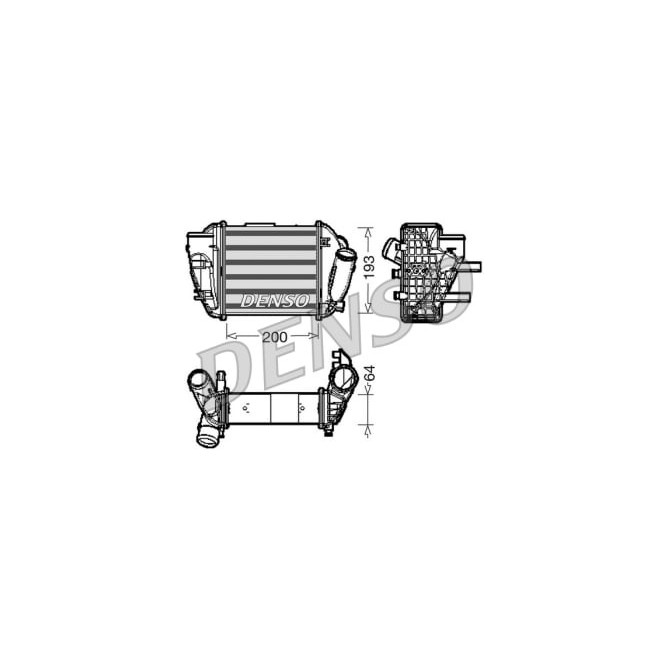 Intercooler, compresor DENSO