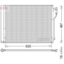 Condensator, climatizare DENSO