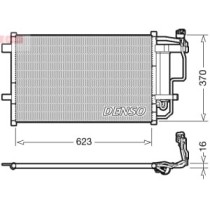 Condensator, climatizare DENSO