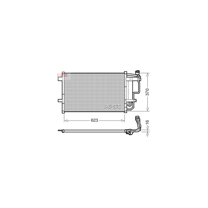 Condensator, climatizare DENSO