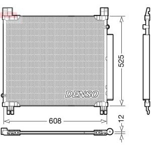 Condensator, climatizare DENSO