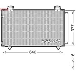 Condensator, climatizare DENSO