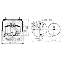 Burduf, suspensie pneumatica CONTITECH