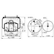 Burduf, suspensie pneumatica CONTITECH