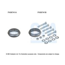 Set montare, sistem de esapament BM CATALYSTS