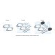 Set montare sistem evacuare BM CATALYSTS Mitsubishi Pajero IV 3.2D 11.06- element montare evacuare kit montare