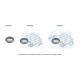 Set Montare Sistem Evacuare BM CATALYSTS Mercedes C W203 CLK A209 C209 1.8 05.02-03.10