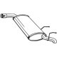 Toba finala esapament BOSAL OPEL SIGNUM VECTRA C 1.9D 04.04-01.09 montare spate 7,10kg