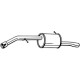 Toba esapament finala BOSAL CITROEN C3 II 1.2 06.12-09.16 Spate Sistem evacuare Silencer 4.40kg