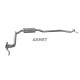 Toba esapament intermediara ASMET HONDA CIVIC VIII 1.4 10.08- Sistem evacuare silencer 8kg