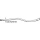 Teava esapament 42 mm CITROEN XSARA 1.9D 07.98-08.05 BOSAL