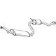 Toba esapament intermediara BOSAL Sistem evacuare amortizor VOLVO S40 I V40 1.9/1.9D/2.0 05.97-06.04